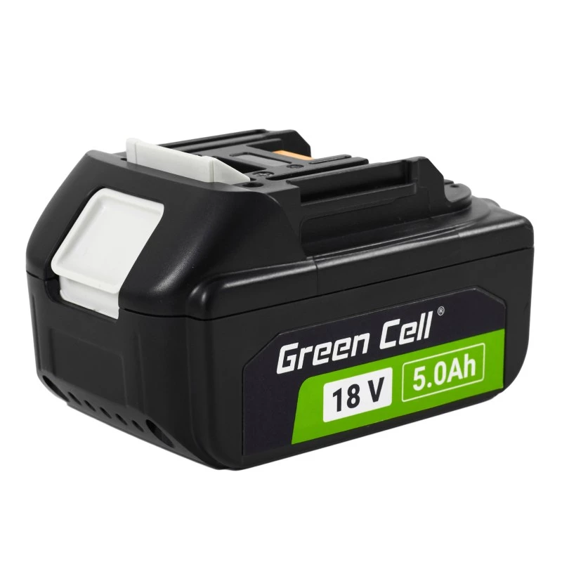 Baterija zaļa Cell PTMA18V5 Lithium-Ion 5Ah 600g