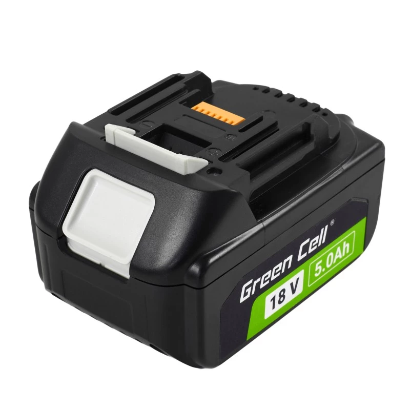 Baterija zaļa Cell PTMA18V5 Lithium-Ion 5Ah 600g