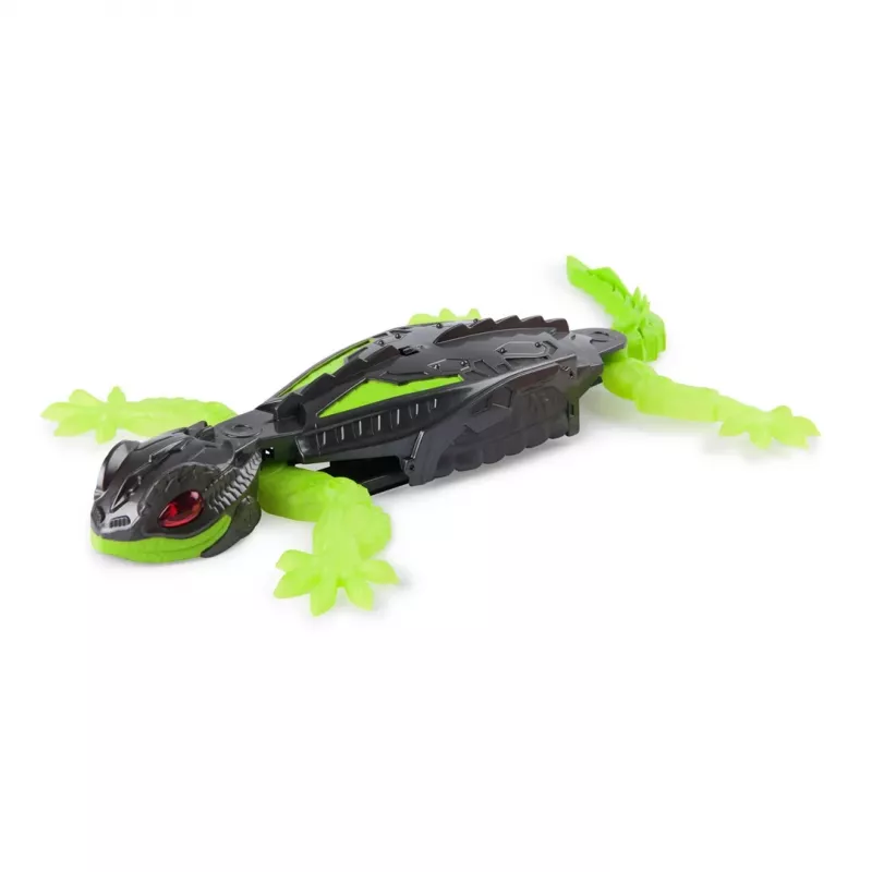 HEX BOTS | Interaktīva rotaļlieta Wall Crawler Gecko RC robots | Zaļš/Pelēks