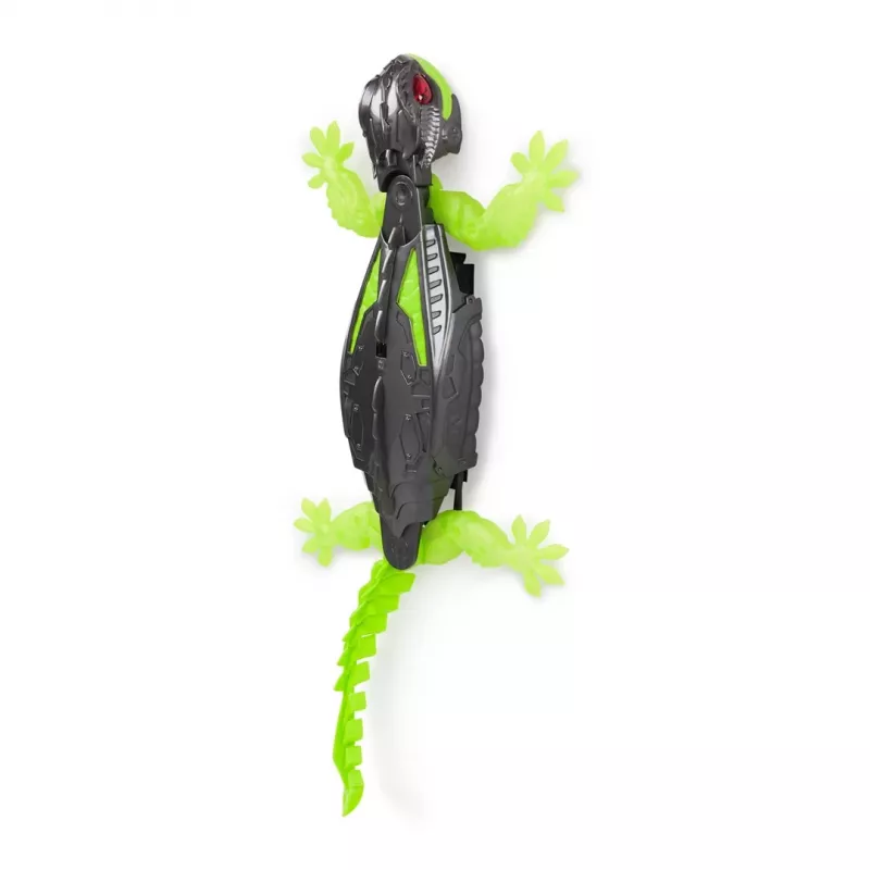 HEX BOTS | Interaktīva rotaļlieta Wall Crawler Gecko RC robots | Zaļš/Pelēks