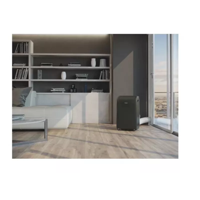Pārnēsājamais gaisa kondicionieris WHIRLPOOL PACF212HP B melns