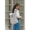 Klēpjdatora mugursoma XDDESIGN Urban Flap-Top P706.2613 — balta, atloka tipa dizains, pretzagšanas funkcijas