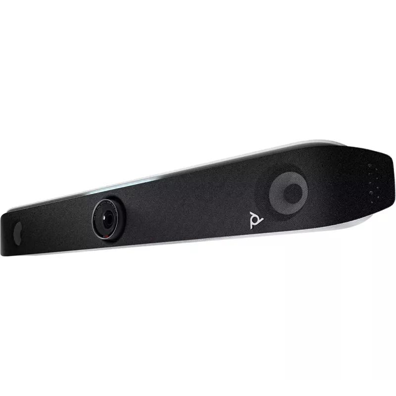 HP POLY POLY Studio X52 All‑In‑One Video Bar — 4K UHD, 30 fps, 95° FOV, 5x digitālā tālummaiņa, Wi‑Fi, Bluetooth, Android, Balts