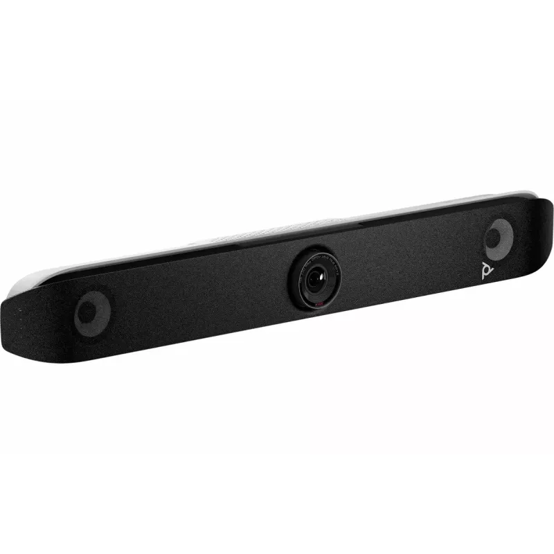 HP POLY POLY Studio X52 All‑In‑One Video Bar — 4K UHD, 30 fps, 95° FOV, 5x digitālā tālummaiņa, Wi‑Fi, Bluetooth, Android, Balts