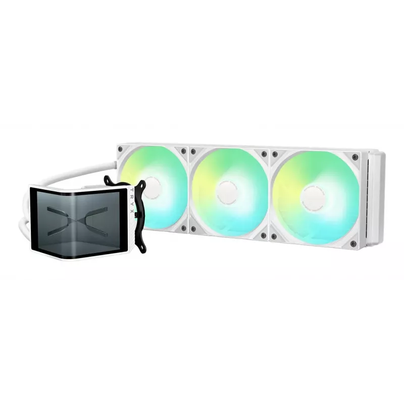 Šķidruma CPU dzesētājs TRYX PANORAMA SE ARGB 360 ar 3D-AMOLED displeju, 360 mm radiators