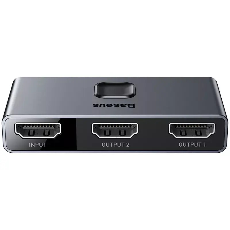 HDMI sadalītājs Baseus Matrix 4K HD sadalītājs pelēks