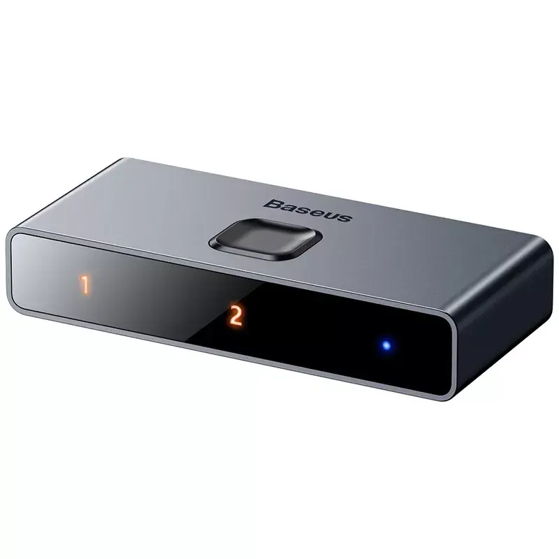 HDMI sadalītājs Baseus Matrix 4K HD sadalītājs pelēks