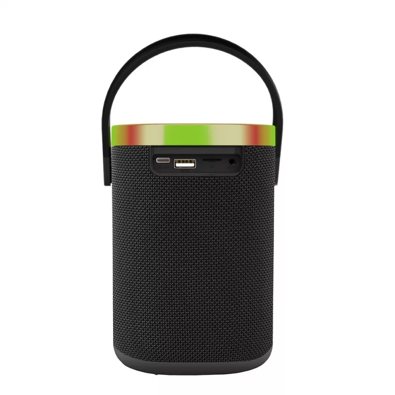 Pārnēsājams skaļrunis GEMBIRD SPK-BT-LED-06, Bluetooth, iebūvēts LED, uzlādējama baterija
