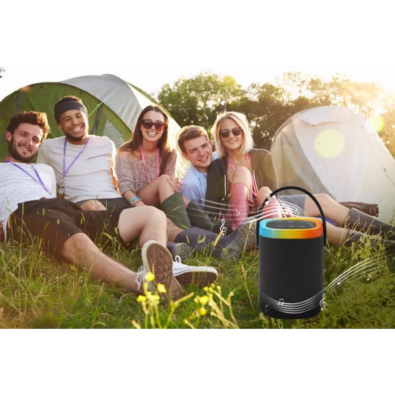 Pārnēsājams skaļrunis GEMBIRD SPK-BT-LED-06, Bluetooth, iebūvēts LED, uzlādējama baterija