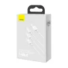 USB kabelis Baseus Superior USB 2.0 1.5m USB A USB C/Micro USB A/Lightning Balts