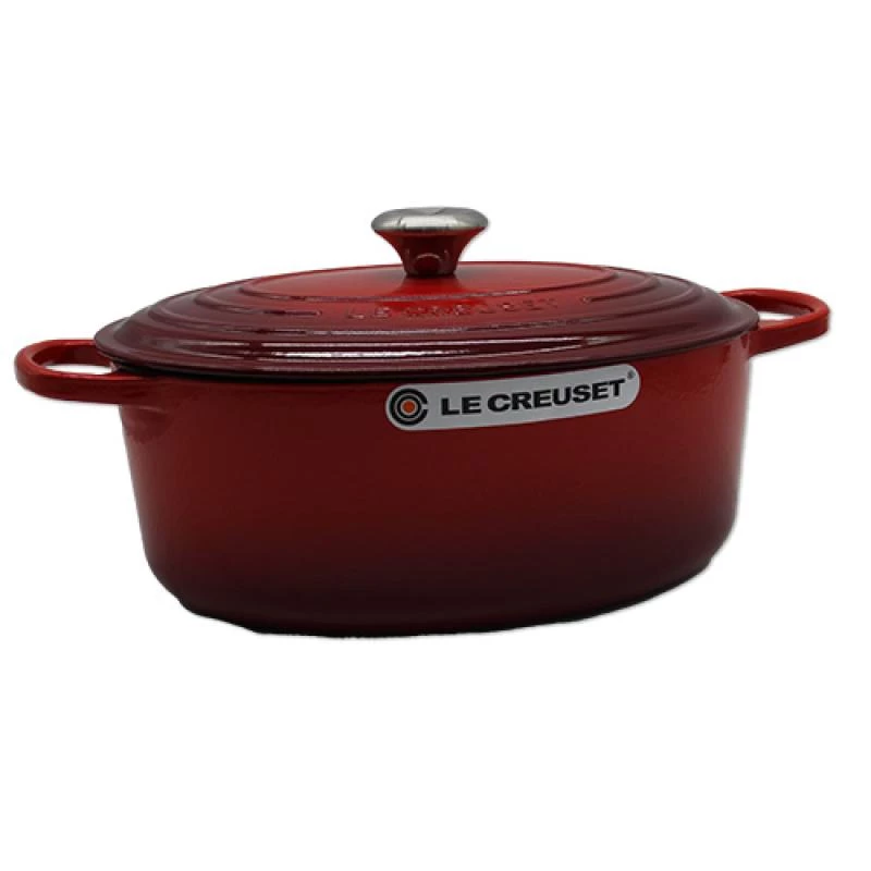 Le Creuset Signature cepešpanna ovāla 31cm ķiršu sarkana (21178310602430)