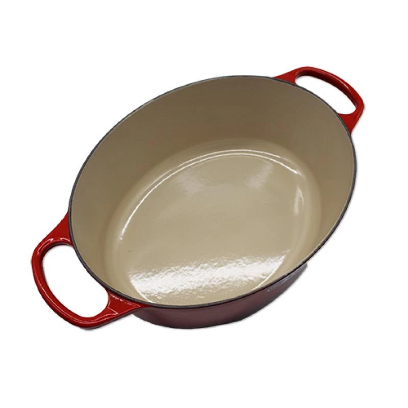 Le Creuset Signature cepešpanna ovāla 31cm ķiršu sarkana (21178310602430)