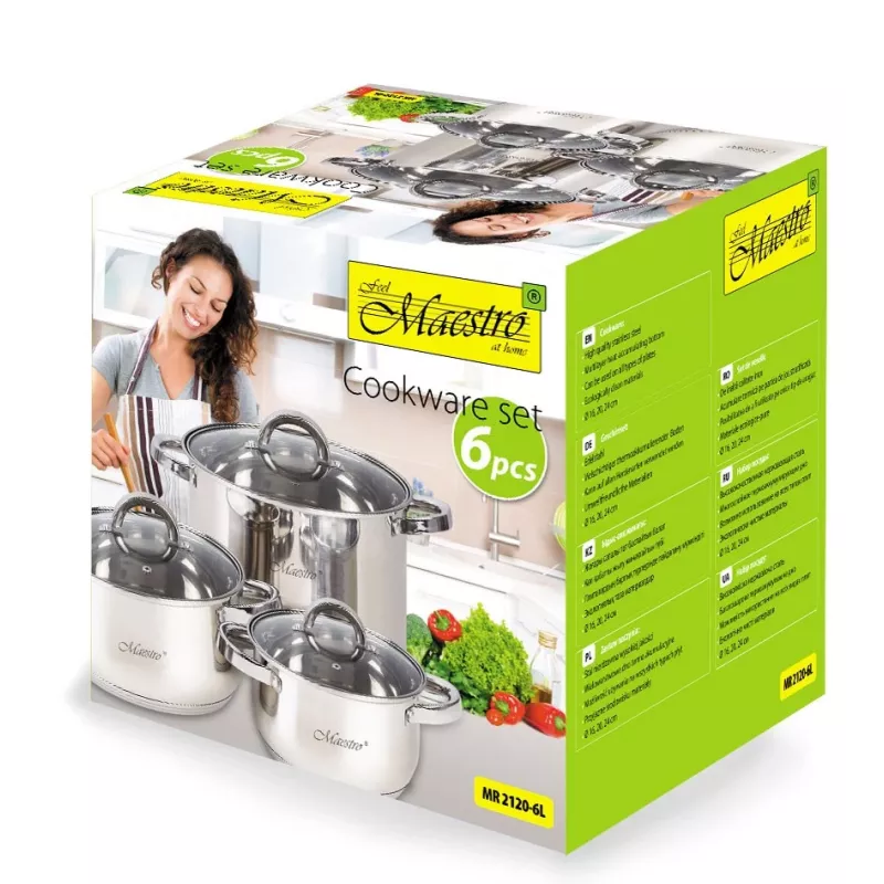 Maestro MR-2120-6L katlu komplekts 6 elementi