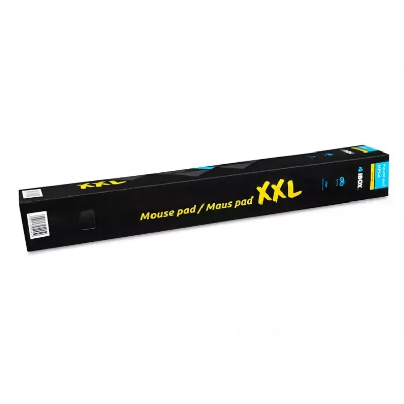 Peles paklājiņš IBOX AURORA melns modelis IMPG4 ar 850 mm garumu un 580 mm platumu, 3 mm biezumu