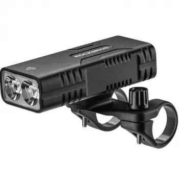 Rockbros velosipēda lukturis ar ārējā akumulatora funkciju + USB-C uz USB-A kabelis, 850 lm, melns