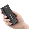 Rockbros velosipēda lukturis ar ārējā akumulatora funkciju + USB-C uz USB-A kabelis, 850 lm, melns