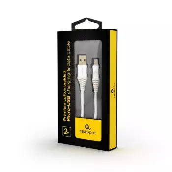 USB kabelis Cablexpert CC-USB2B-AMMBM-2M-BW2