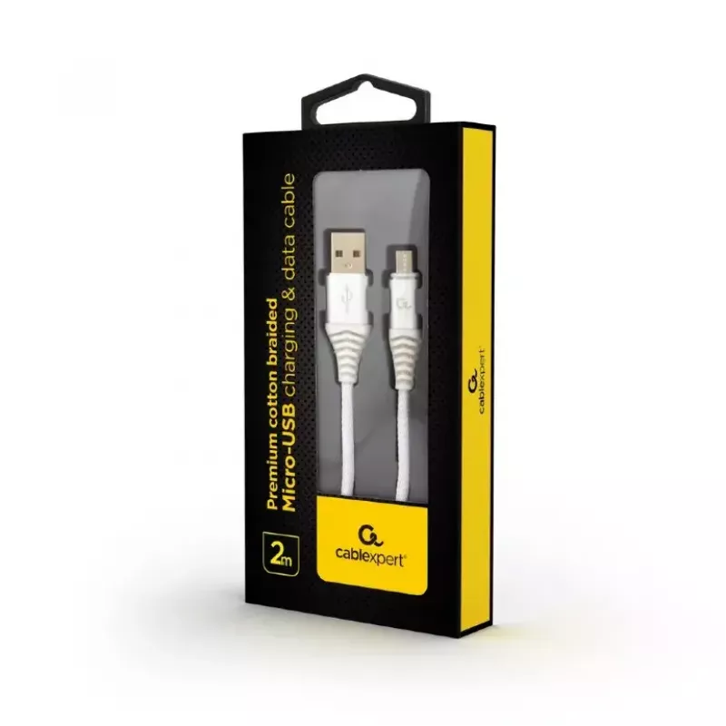 USB kabelis Cablexpert CC-USB2B-AMMBM-2M-BW2