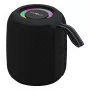 Mono pārnēsājamais skaļrunis GEMBIRD GMB Audio SPK-BT-LED-05-BK — 8 W RMS, 6,6 cm draiveris, Bluetooth, MicroSD atbalsts, melns cilindrs