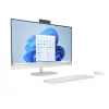 Viss vienā dators HP 27-cr0232nw — AMD Ryzen 5 7520U, 16 GB RAM, 512 GB SSD, 27 collu FHD, Windows 11 Home, Wi‑Fi 6 (balts)