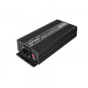 Strāvas pārveidotājs SINUS SINUS-2000/24 — 2000 W 24 V līdzstrāva uz maiņstrāvu