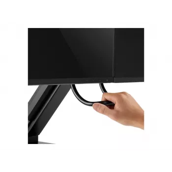 LOGILINK BP0102 Divu monitoru stiprinājums 17-27 collas tērauda, vietu taupošs