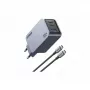 UGREEN iekštelpu lādētājs Nexode Pro 3 portu GaN PD ātrais lādētājs 2 USB Type-C