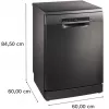 Bosch Serie 4 SMS4EMC06E trauku mazgājamā mašīna Brīvi stāvoša 14 galda piederumu komplekti B