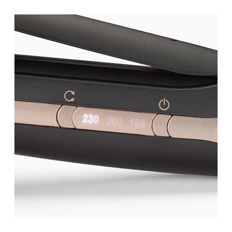 Lokšķēres BaByliss Wave Secret Air C1900E — silta tehnoloģija, LED displejs, 2,5 m vads, melna
