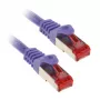 InLine komutācijas kabelis S/FTP PiMF Cat.6 250MHz PVC varš violets 2m