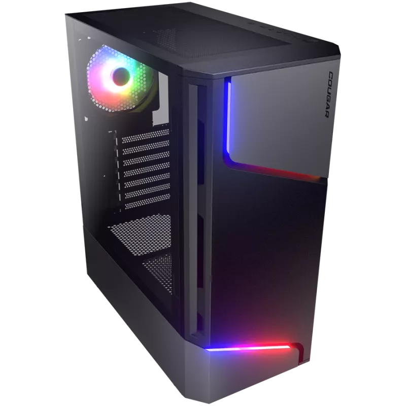 PC Case COUGAR Gaming MX360 RGB Midi Tower Melns