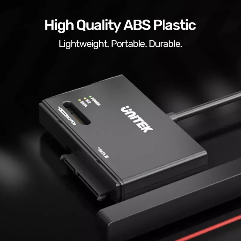 SSD korpuss UNITEK S1232A01-EU Melns M.2/2,5 collas/3,5 collas 10 Gbit/s