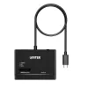 SSD korpuss UNITEK S1232A01-EU Melns M.2/2,5 collas/3,5 collas 10 Gbit/s