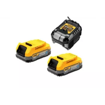 DEWALT LĀDĒTĀJS DCB1102 +2x1.7Ah POWERSTACK DCB1102E2