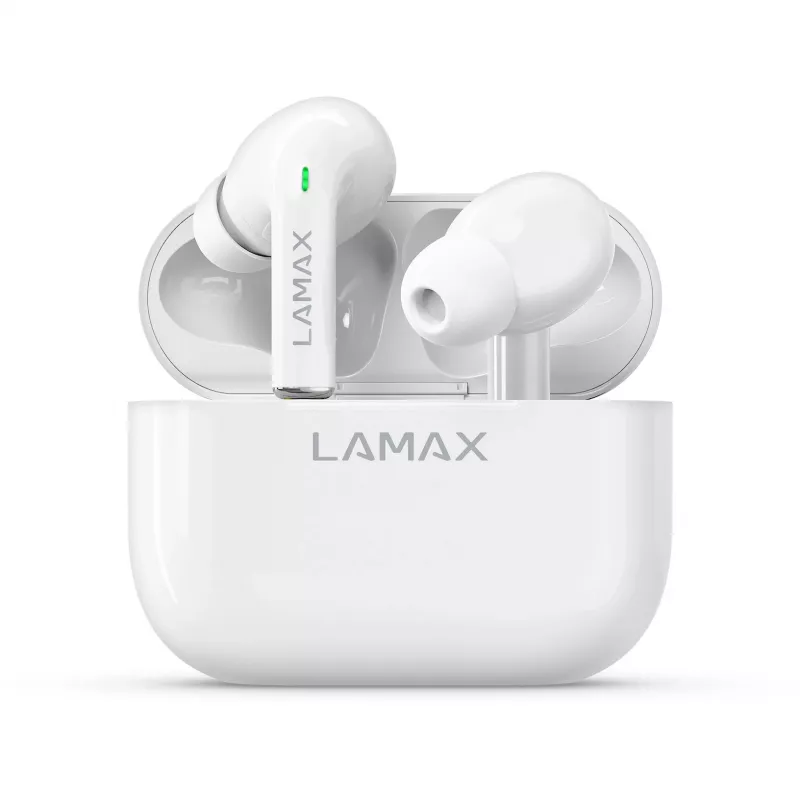 LAMAX Electronics BEZVADU AUSTIŅAS LAMAX CLIPS1 LMXCL1W IEVIETOJAMĀS BALTAS - Austiņas