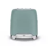 Smeg TSF01EGMEU tosteris 6 2 šķēles 950 W Hromēts, Zaļš