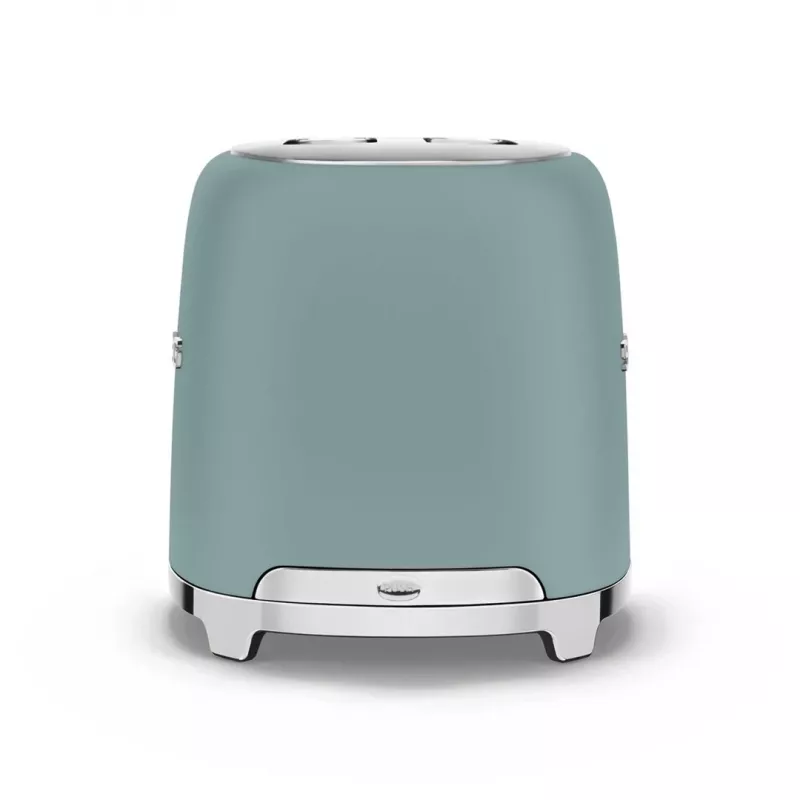 Smeg TSF01EGMEU tosteris 6 2 šķēles 950 W Hromēts, Zaļš