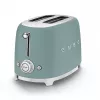 Smeg TSF01EGMEU tosteris 6 2 šķēles 950 W Hromēts, Zaļš