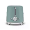Smeg TSF01EGMEU tosteris 6 2 šķēles 950 W Hromēts, Zaļš