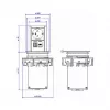 Elevator 1xaizsargkontakts 1xCAT6 1xUSB3.0 - Piederumi Barošanas bloks