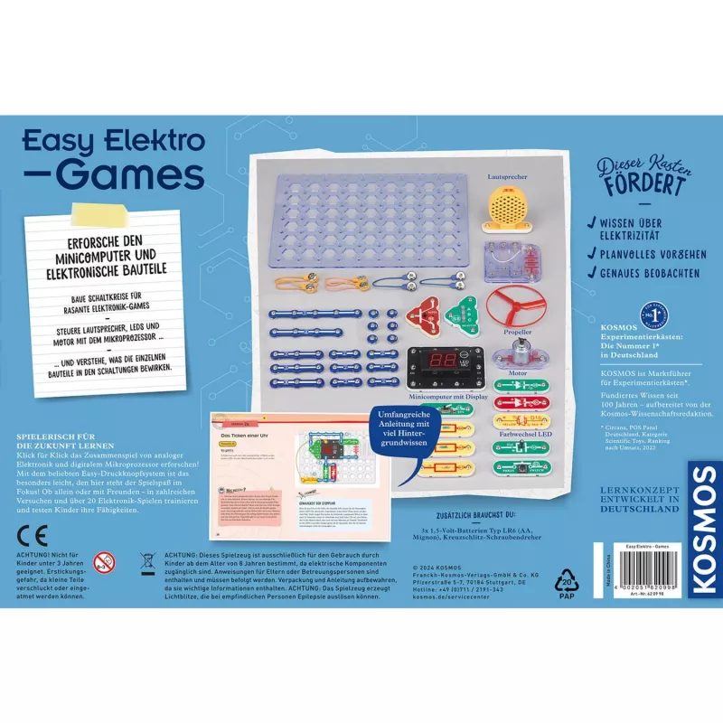 Easy Electric - spēles, eksperimentu komplekts