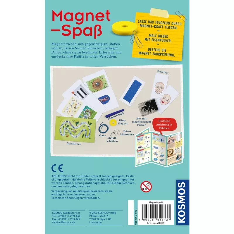 Magnētu jautrība, eksperimentu komplekts