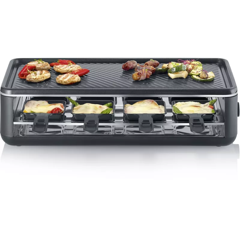 Severin RG 2365 Rakletes grils 8 personām 1300 W Melns