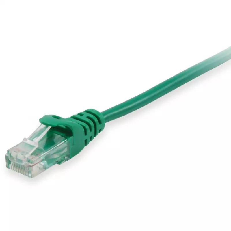 Equip Life - komutācijas kabelis - RJ-45 (V) - RJ-45 (V) - 0,5m - UTP - CAT 6 - presēts, vītais - zaļš (625447)