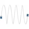 Goobay Ultra-Flexible CAT 6A komutācijas kabelis plāns U/UTP White - extra-short plug (74286)