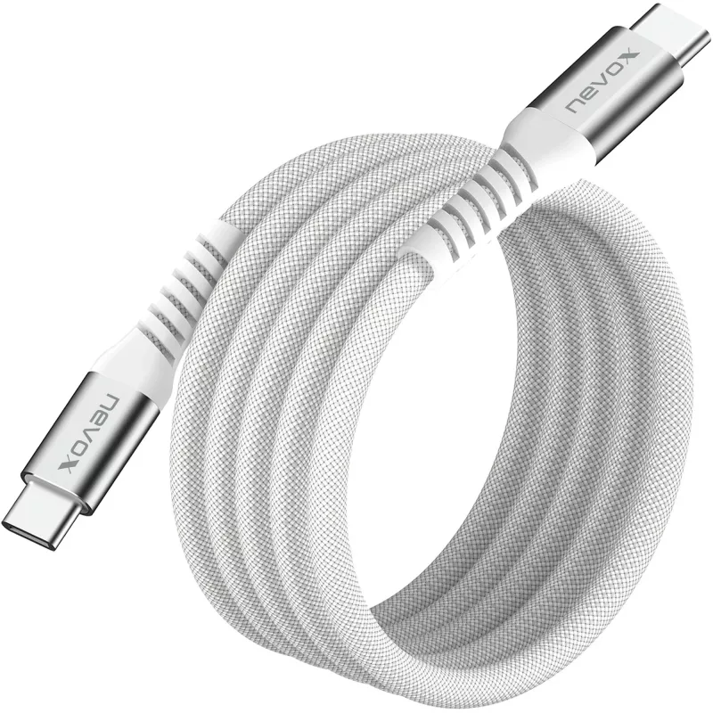 Nevox 2477 USB kabelis balts