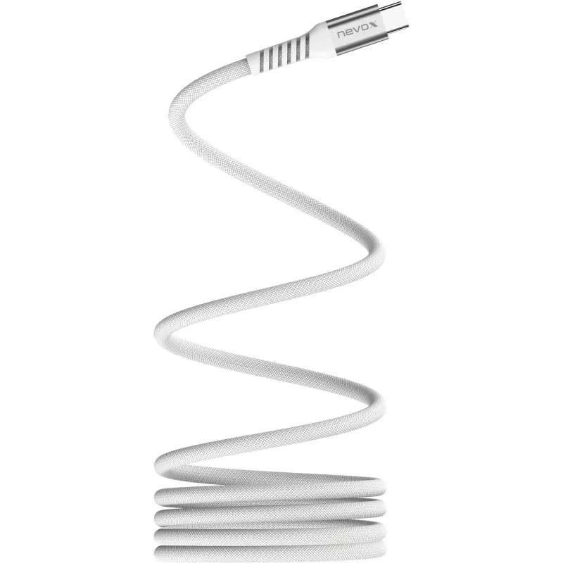 Nevox 2477 USB kabelis balts