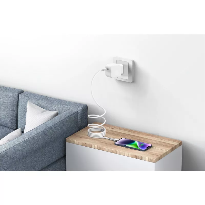 Nevox 2477 USB kabelis balts