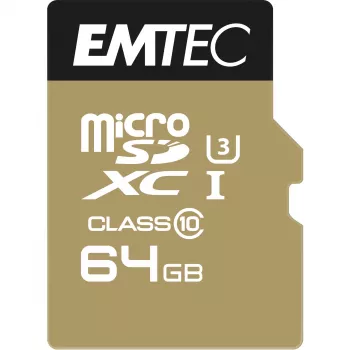 Atmiņas karte Emtec 64GB MicroSDXC Class 10 ECMSDM64GXC10SP