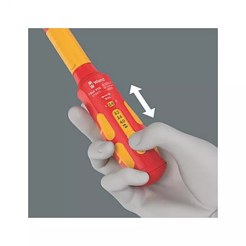 Griezes momenta atslēga Wera 05075876001 Mehāniskā 2.4 - 4 N⋅m